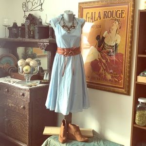 Halter, off the shoulder dress